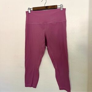 Lululemon align ribbed high rise crop leggings size 12